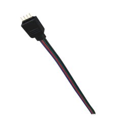 RGB Şerit Led Soketli Kablo 4 Pin Erkek İğneli (5 Adet)