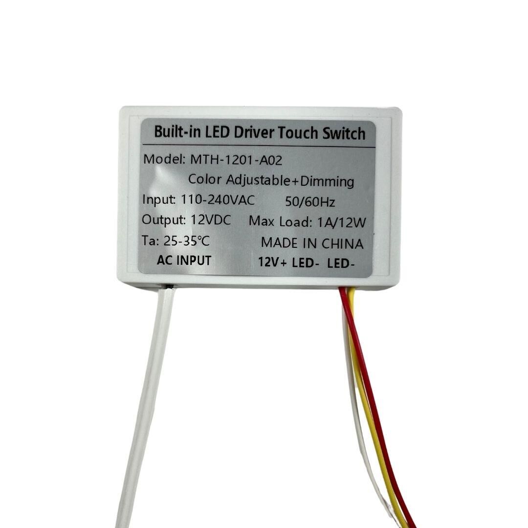 220V Girişli 12V Tunable  Dokunmatik Ayna Arkası Sensör Ayna Lambası Banyo Aynası Mobilya Sensörü