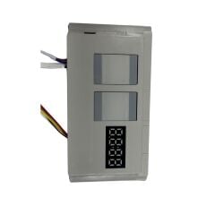 220V Girişli 12V Tunable Dokunmatik Ayna Arkası Sensör + Saat + Termometre (Buğu Önleyici Eklenebilir)