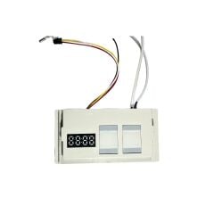 220V Girişli 12V Tunable Dokunmatik Ayna Arkası Sensör + Saat + Termometre (Buğu Önleyici Eklenebilir)