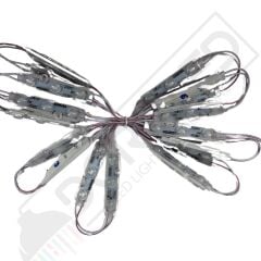 Samsung 3 lü Led Modül 12 Volt Mavi -10 Adet