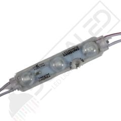 Samsung 3 lü Led Modül 12 Volt Kırmızı -10 Adet