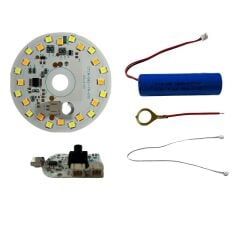 3 Volt 3 RENK Type-C Soketli Dokunmatik masa lambası  Led Modül + 2000 mA pil