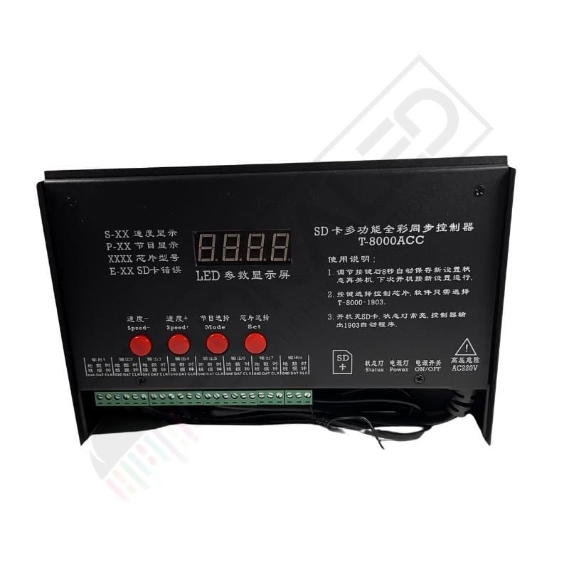 PIXEL LED KONTROL CİHAZI T-8000AC - T8000TTL