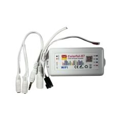 5-24V Tuya Destekli WiFi Kontrollü RGB-RGBW Pixel Led Kontrol Devresi Müzik Modlu