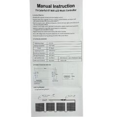5-24V Zigbee - Tuya Destekli WiFi Kontrollü RGB-RGBW Pixel Led Kontrol Devresi Müzik Modlu