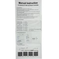 5-24V Tuya Destekli WiFi Kontrollü RGB-RGBW Pixel Led Kontrol Devresi Müzik Modlu