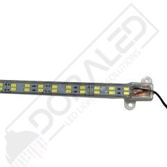 Soguk Beyaz 10000-15000 K Çift Sıra Su Geçirmez Led Bar 1M 12V