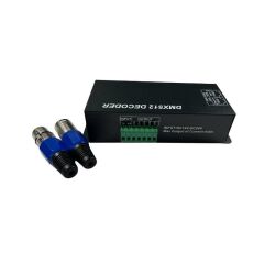 DMX 512 Decoder 4 Kanal RGBW Denetleyici Dijital Ayarlı DMX 512 Led Kontrol 4x8 Amper