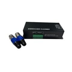 DMX 512 Decoder 4 Kanal RGBW Denetleyici Dijital Ayarlı DMX 512 Led Kontrol 4x8 Amper