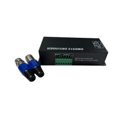 DMX 512 Decoder 4 Kanal RGBW Denetleyici Dijital Ayarlı DMX 512 Led Kontrol 4x8 Amper