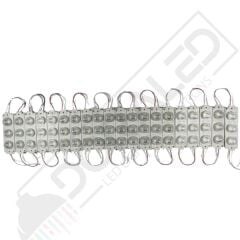 12 Volt Beyaz 3 Watt 3 lü Lensli 3030 Reklamcı Modül (10 Adet)