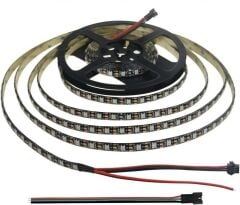 WS2812B ARGB Pixel Şerit LED 5VOLT 5m Wifi Kontrollü sp108+Adaptör (SP108E)