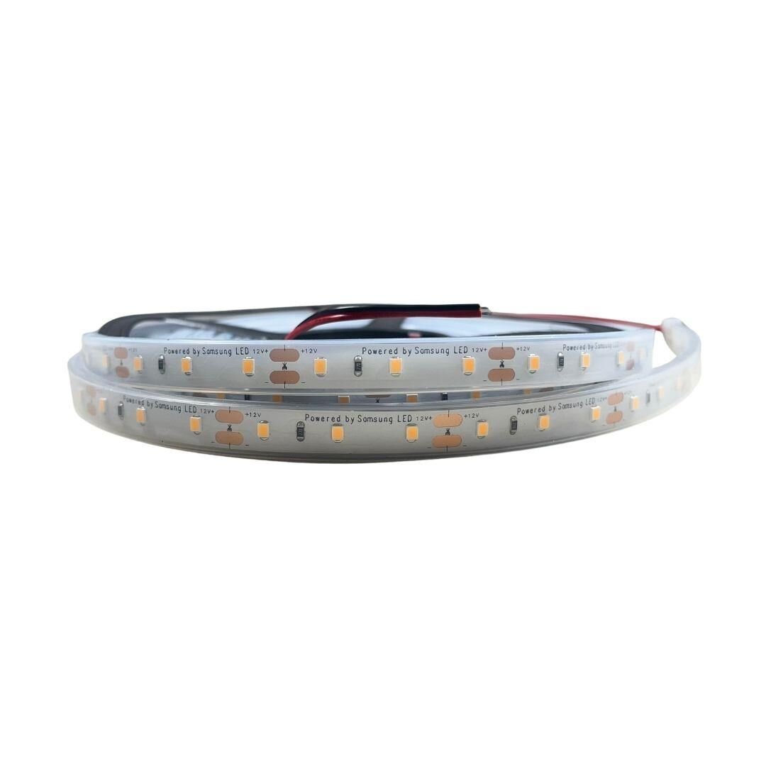 SAMSUNG ŞERİT LED SAMSUNG 60 LEDLİ 2835 SMD 2700K ŞERİT LED 12V 14.4W IP67