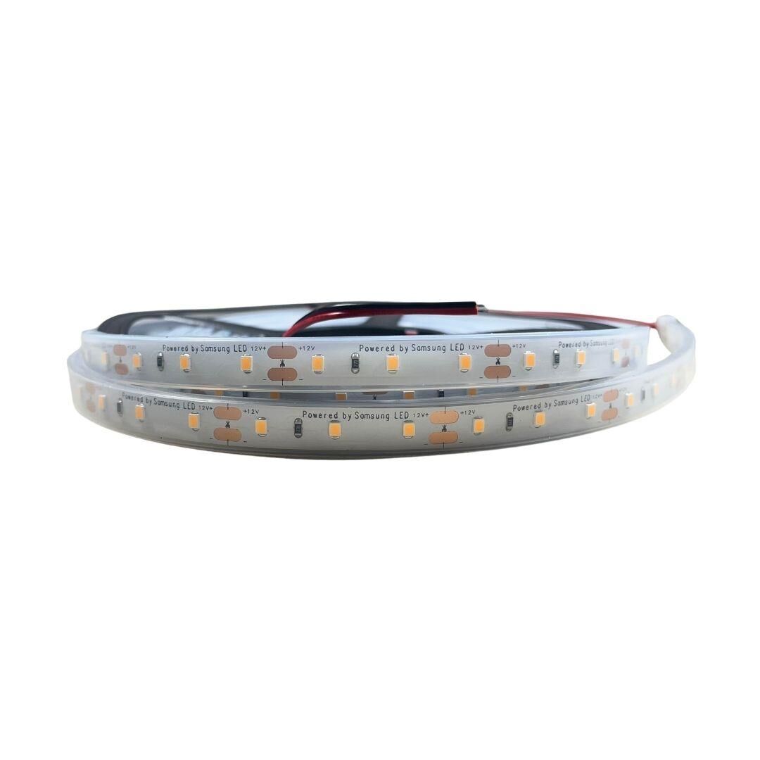 SAMSUNG ŞERİT LED SAMSUNG 60 LEDLİ 2835 SMD 2700K ŞERİT LED 12V 14.4W IP67