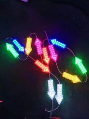12 Volt Ok Yönlü Led Modül İşaret Modülü Tabela Modül Reklamcı Modül Amber Sarı (3 Adet)