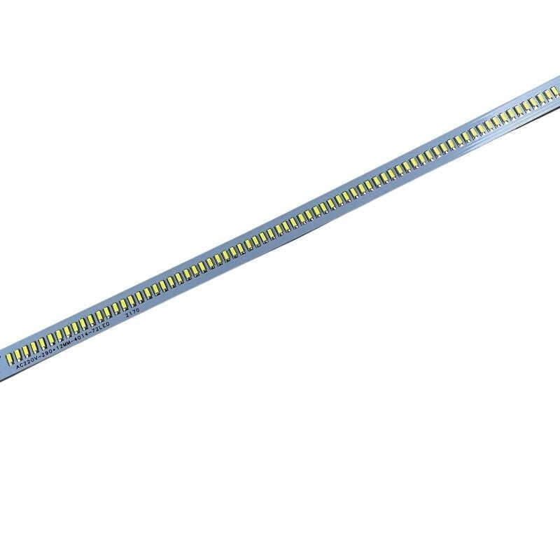 220 Volt 4014 Dim Edilebilir Led Bar Alüminyum Çubuk Led 220 V 72 Led 30CM Beyaz 6000-6500K
