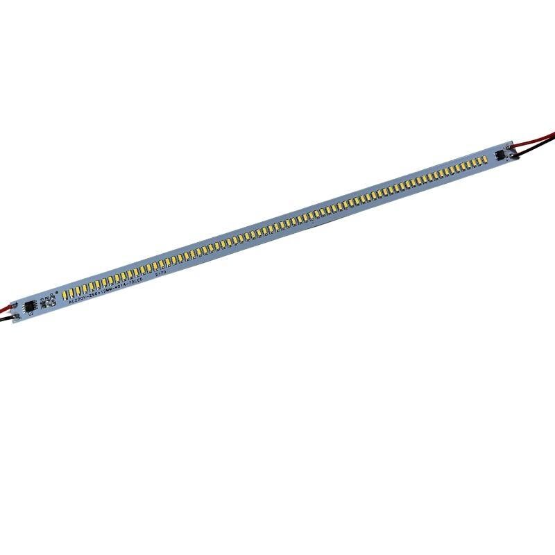 220 Volt 4014 Dim Edilebilir Led Bar Alüminyum Çubuk Led 220 V 72 Led 30CM Gün Işığı 3000-3200K