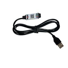 USB girişli Bluetooth Cep Telefonundan RGB Şerit LED Kontrol Modülü 6A 5V