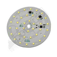 220Volt 18Watt Smd 2835 Ledli Led Modül Beyaz 10mm Delik Çaplı 220V 18W Avize Ledi 88MM