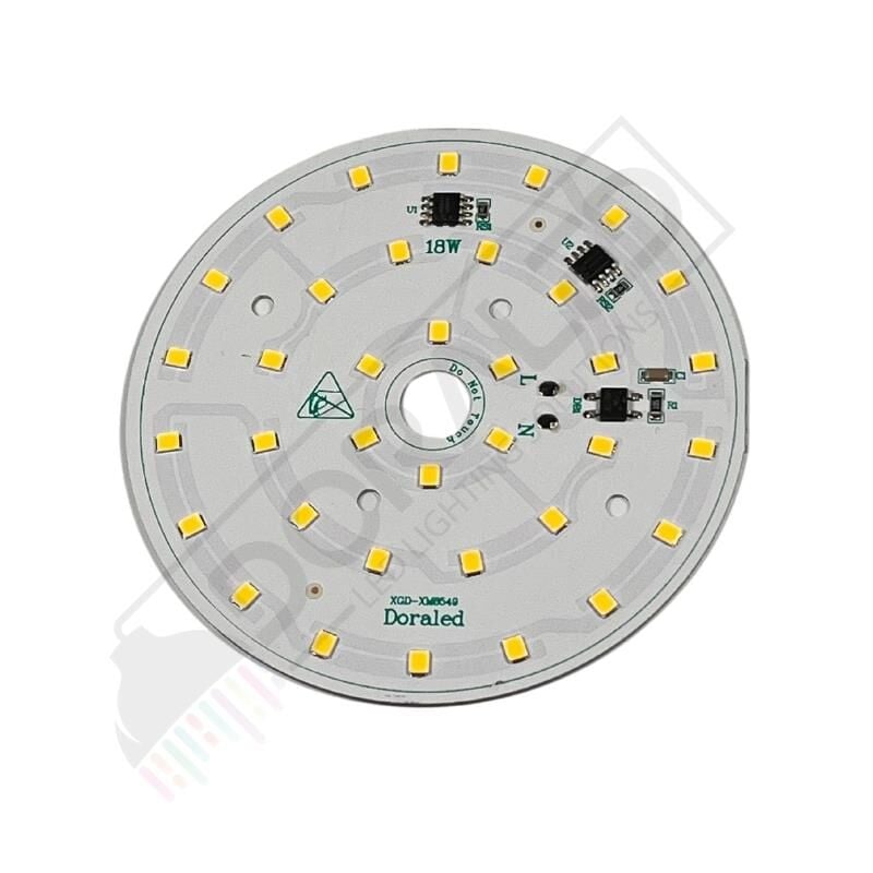220Volt 18Watt Smd 2835 Ledli Led Modül Gün Işığı 10mm Delik Çaplı 220V 18W Avize Ledi 88MM