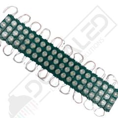 12 Volt Yeşil 3 Watt 3 lü Lensli 3030 Reklamcı Modül (10 Adet)
