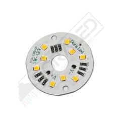 12Volt 5Watt Smd 2835 Ledli Led Modül 10mm Delik Çaplı Gün Işığı 12V 5W Avize Ledi 40mm(3 Adet)