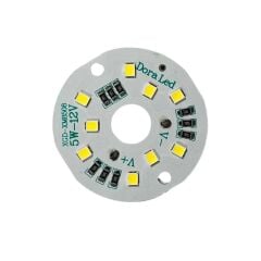 12Volt 5Watt Smd 2835 Ledli Led Modül 10mm Delik Çaplı Beyaz 12V 5W Avize Ledi 40mm(3 Adet)