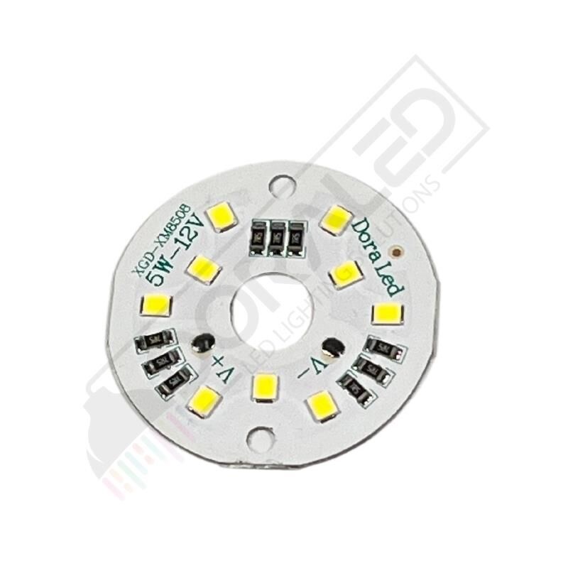 12Volt 5Watt Smd 5630 Ledli Led Modül 10mm Delik Çaplı Beyaz 12V 5W Avize Ledi 40mm(3 Adet)