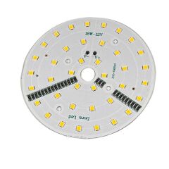 12Volt 18Watt Smd 2835 Ledli Led Modül 10mm Delik Çaplı Gün Işığı 12V 18W Avize Ledi 88mm