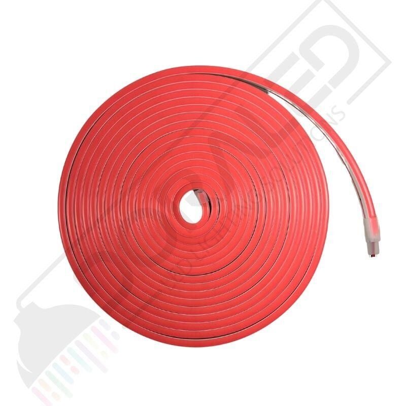 12 Volt 6x12mm Pembe Esnek Neon Led 5 Metre (2.5 cm'de Kesilebilir.)