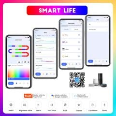 Tuya Destekli Wifi Kontrollü RGB Şerit Led Set 5 Metre