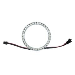 WS2812B Matrix Dijital Yuvarlak Pixel Led 24 Led Halka ARGB Magic Led Ayrı Ayrı Adresli Matrix  Ekran 5V Dış Çap 73mm İç Çap 54mm