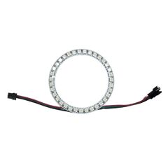 WS2812B Matrix Dijital Yuvarlak Pixel Led 24 Led Halka ARGB Magic Led Ayrı Ayrı Adresli Matrix  Ekran 5V Dış Çap 73mm İç Çap 54mm