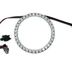 WS2812B Matrix Dijital Yuvarlak Pixel Led 35 Led Halka ARGB Magic Led Ayrı Ayrı Adresli Matrix Ekran 5V Dış Çap 96mm İç Çap 77mm