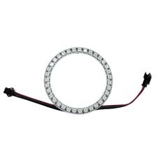 WS2812B Matrix Dijital Yuvarlak Pixel Led 35 Led Halka ARGB Magic Led Ayrı Ayrı Adresli Matrix Ekran 5V Dış Çap 96mm İç Çap 77mm