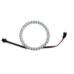 WS2812B Matrix Dijital Yuvarlak Pixel Led 35 Led Halka ARGB Magic Led Ayrı Ayrı Adresli Matrix Ekran 5V Dış Çap 96mm İç Çap 77mm