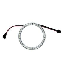 WS2812B Matrix Dijital Yuvarlak Pixel Led 35 Led Halka ARGB Magic Led Ayrı Ayrı Adresli Matrix Ekran 5V Dış Çap 96mm İç Çap 77mm