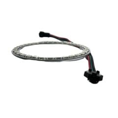 WS2812B Matrix Dijital Yuvarlak Pixel Led 35 Led Halka ARGB Magic Led Ayrı Ayrı Adresli Matrix Ekran 5V Dış Çap 96mm İç Çap 77mm