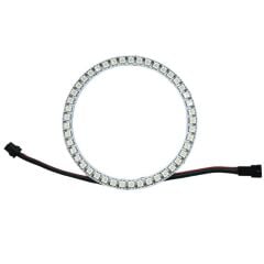 WS2812B Matrix Dijital Yuvarlak Pixel Led 45 Led Halka ARGB Magic Led Ayrı Ayrı Adresli Matrix Ekran 5V Dış Çap 120mm İç Çap 100mm