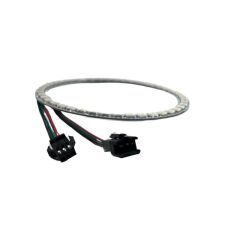 WS2812B Matrix Dijital Yuvarlak Pixel Led 45 Led Halka ARGB Magic Led Ayrı Ayrı Adresli Matrix Ekran 5V Dış Çap 120mm İç Çap 100mm