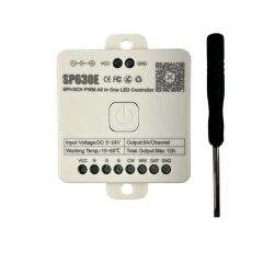 SP630E Bluetooth Müzik Pixel Şerit Led + 5 Kanal RGBW+WW Led Kontrol Devresi 5-24V