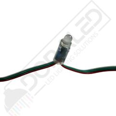 5V Adreslenebilir Pixel Point RGB Led 12mm (50 adet)