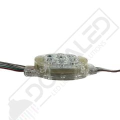 24Volt 50mm Ws2811 Adreslenebilir LunaPark Ledi  ARGB Pixel Modül Led(30 Adet)