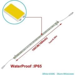 Su Geçirmez Led Bar Amber Sarı Su Geçirmez çubuk Led Çift Sıra 12V