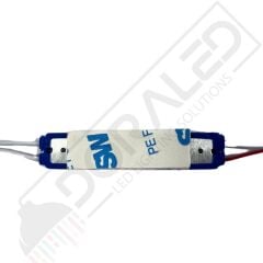 1,2 Watt 3lü Lensli Mavi Led Modül 2835 Reklamcı Modül 10 Adet