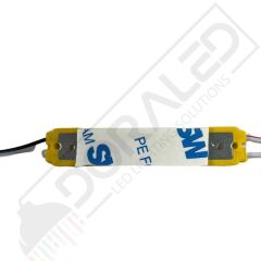 1,2 Watt 3lü Lensli Amber-Sarı Led Modül 2835 Reklamcı Modül 10 Adet