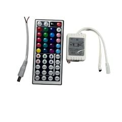 IR KUMANDALI RGB ŞERİT LED SET 5050 LEDLİ 3ÇİPLİ 5METRE SİLİKONLU