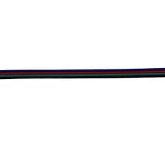 Rgb Kablo 4 Lü Şerit Led Kablosu 4X0.22 Kalaylı %100 Bakır 100m