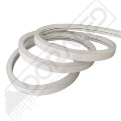 12x12mm 2700K Gün Işıgı 12 Volt 25 Metre Flat Mobilya Neon Led 2,5Cm de Bir kesilebilir - Mobilya Gömme Düz Neon 12V 25M